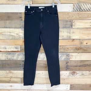 Abercrombie & Fitch The Skinny High Rise Jeans Washed Black Size 2 / 26
